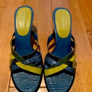 Beautiful 3” Heeled Slide Sandals